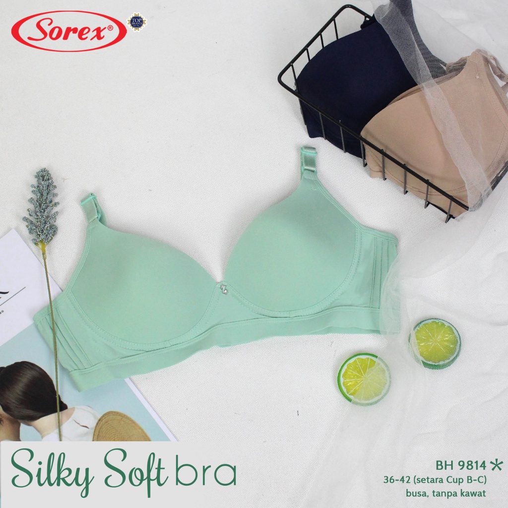 BRA BH TANPA KAWAT Basic (BIG CUP) 9814 SOREX