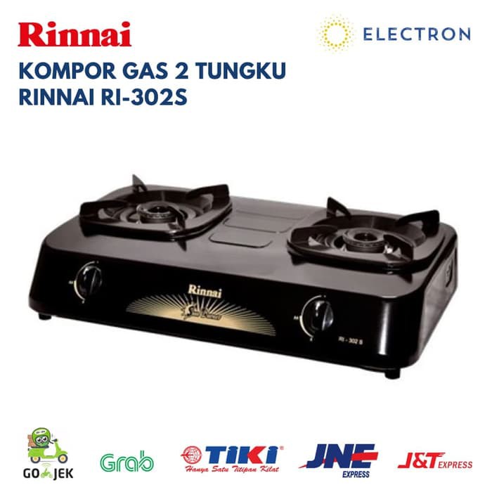 Kompor Gas Rinnai 2 Tungku RI302S RI302S