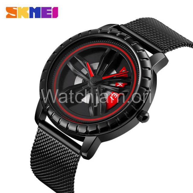Watchjam.ori - NEW ✪ • COD• SKMEI 1634 ORIGINAL Jam Tangan Pria Stainless Analog Jam Velg