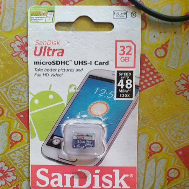 Memory/SD Card sandisk Bekas 32GB