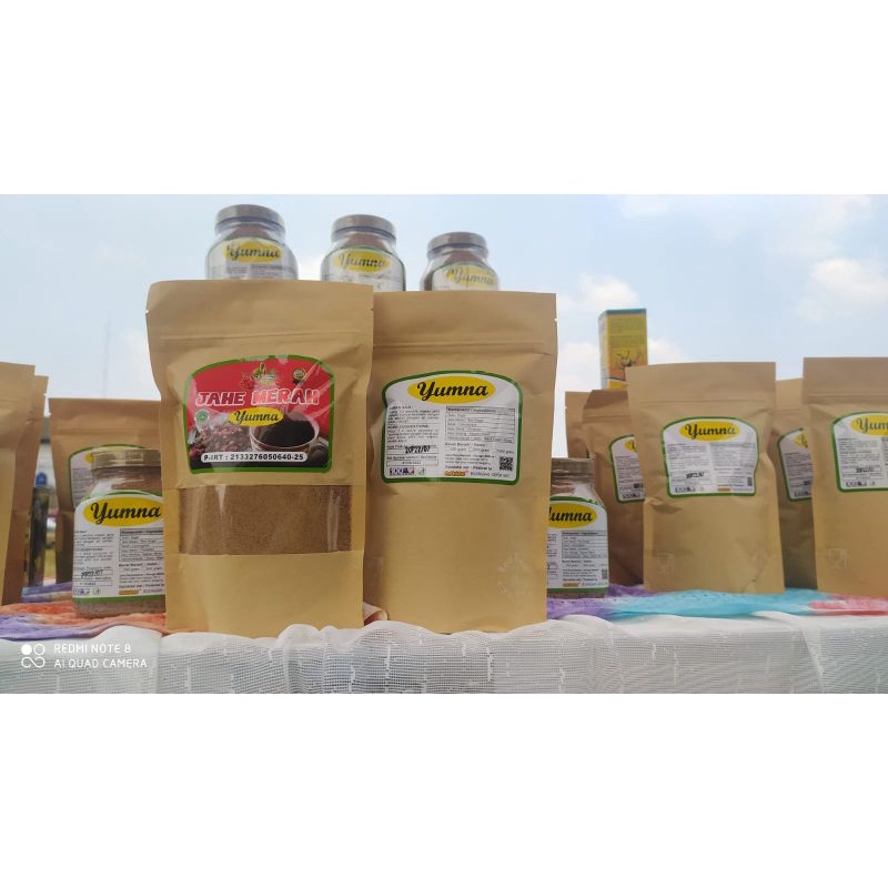 

Jahe Merah Bubuk 350g Kemasan Standing Pouch Yumna