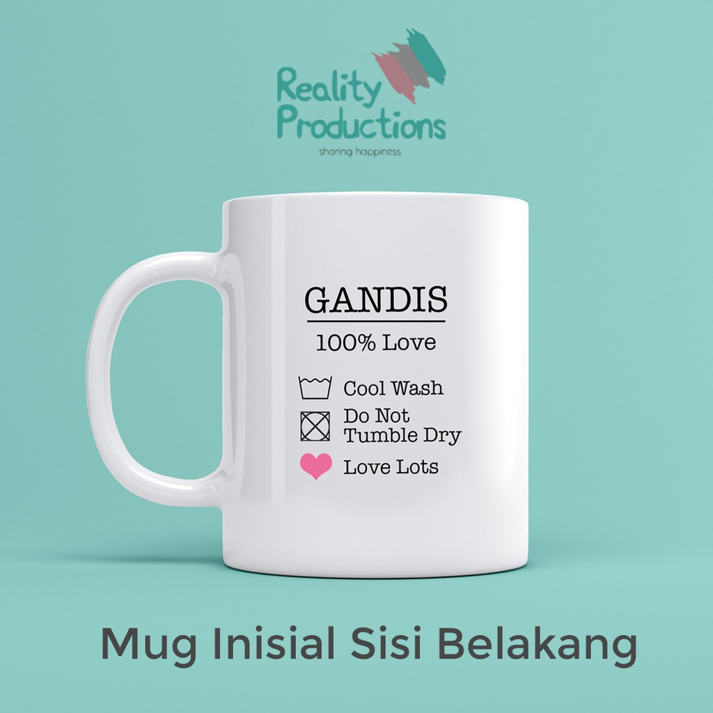 Mug Inisial Nama Custom