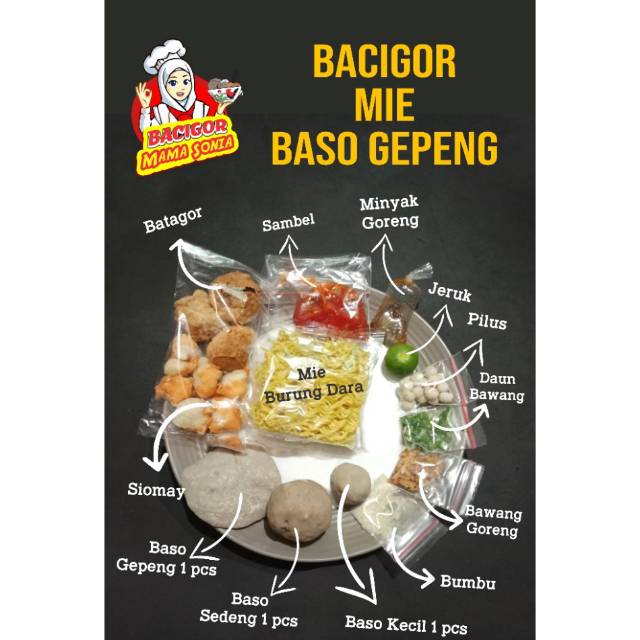 

bacigor mama sonia (MIE BASO GEPENG)