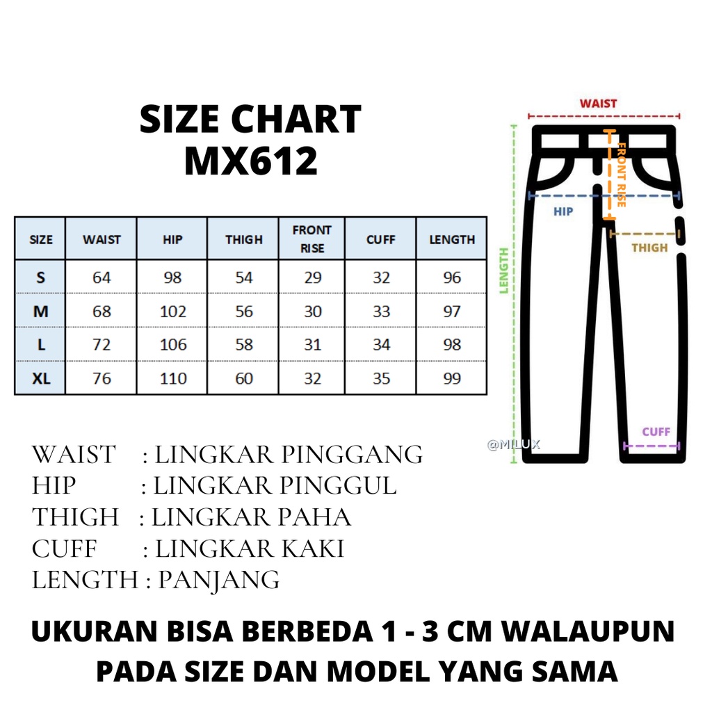 CELANA BOYFRIEND  FREE BELT TALI PINGGANG WANITA PANTS HIGHWAIST MX612