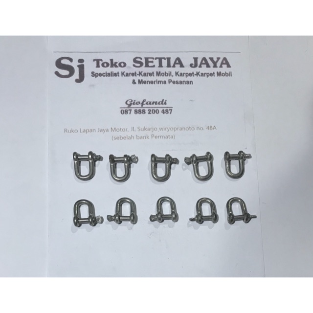 

Segel D 5mm shackle 5mm
