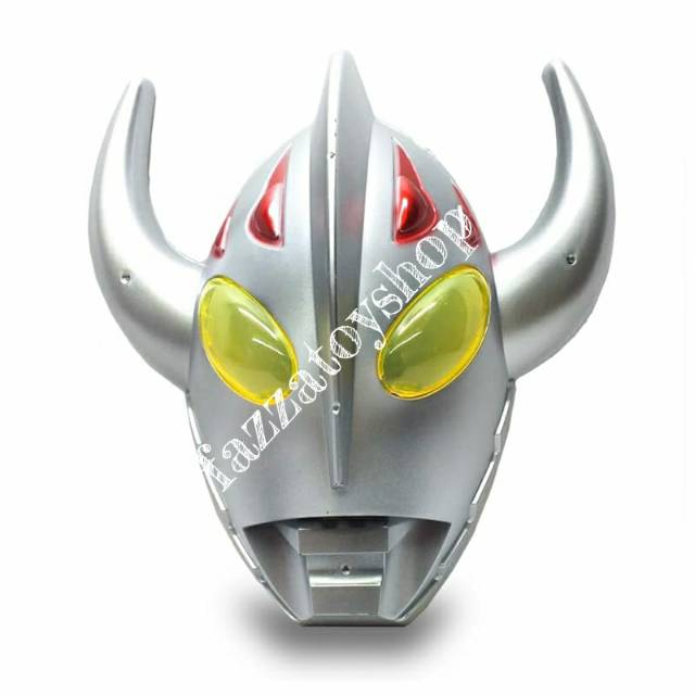MAINAN TOPENG ULTRAMAN TARO TANDUK TANPA LAMPU MASK COSPLAY