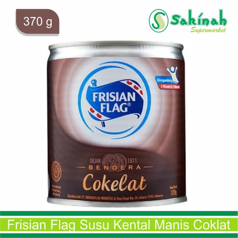 Frisian Flag Susu Kental Manis Coklat Kaleng 370 g