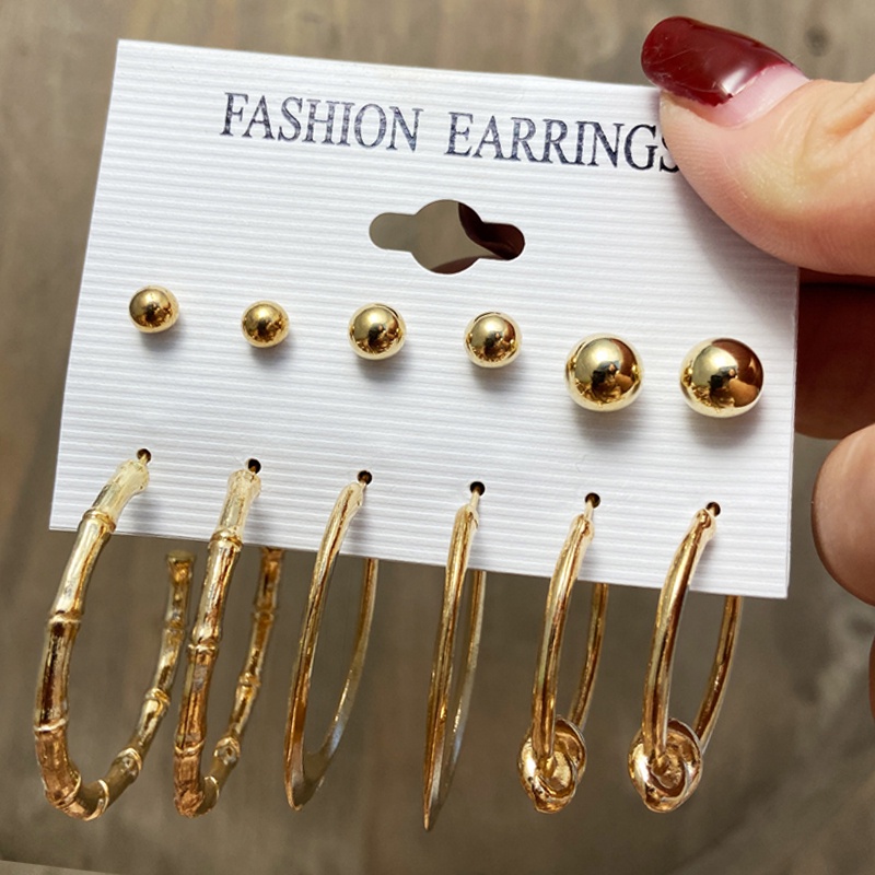 17KM Fashion Pearl Butterfly Earring Set Crystal Tassel Elegant Stud Earrings Gold Earrings Women Jewelry Accessories-25
