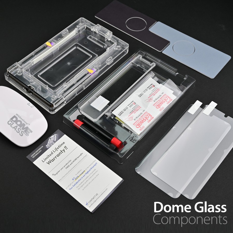 Whitestone Dome UV Full Glue Tempered Glass Samsung S21 Plus and S21