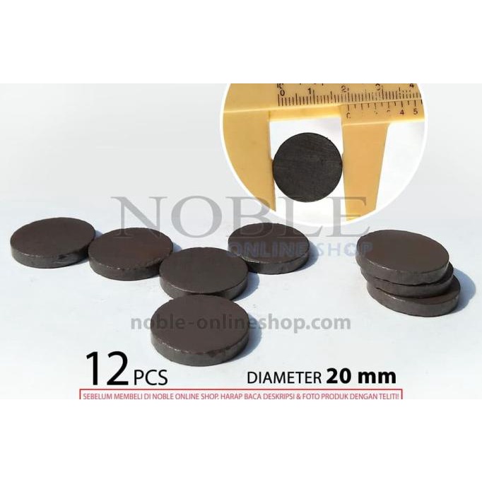 

Magnet Coin-20Mm -Isi 12 Pcs-Besi Berani-Pelengkap Kreatif Prakarya