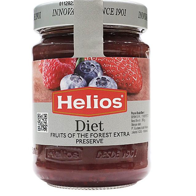 

❂Grosir➲ N6BUY Selai Buah Helios Diet Fruit of the Forest Extra Preserve 280g 48 ❂Model Baru