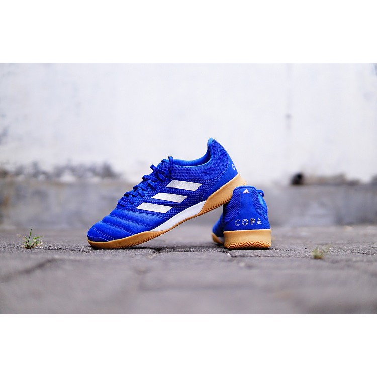 Sepatu Futsal Adidas Copa 20.3 IN - Blue/Silver Original