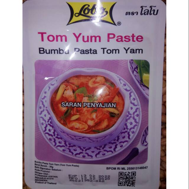 

BUMBU PASTA TOM YUM LOBO 30 GRAM