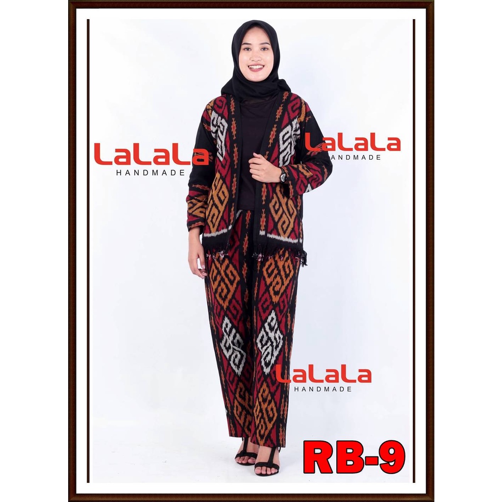 Outfit Kekinian Blazer Kerja Wanita Kantor Baju Muslim Outer Tenun