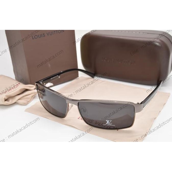 Barang Original, Harga Murah Kacamata Sunglasses Lv Louis Vuitton 2913 Gun