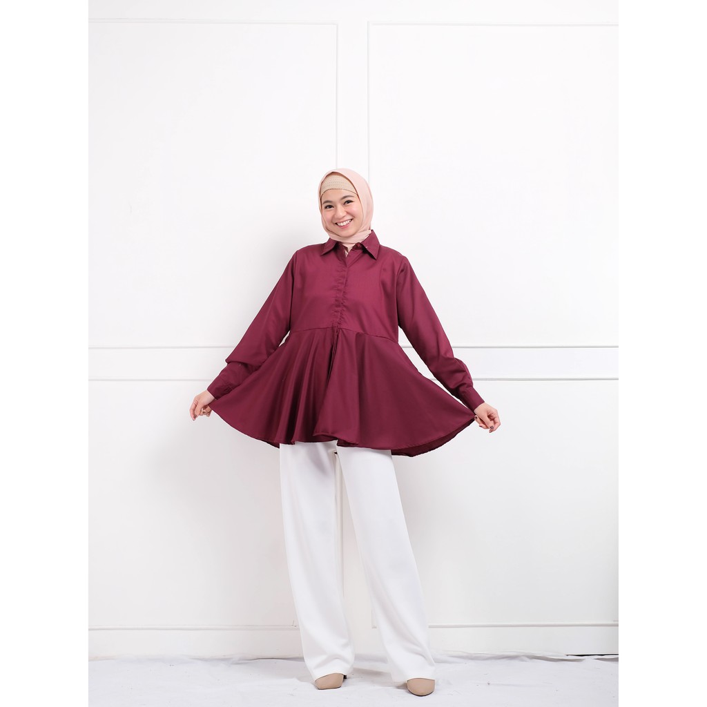 Linata Fashion | Blouse Casual Carissa Katun Toyobo-3