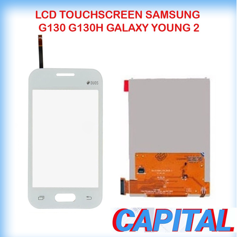 LCD TOUCHSCREEN SAMSUNG GALAXY YOUNG 2 G130 G130H ORIGINAL NEW