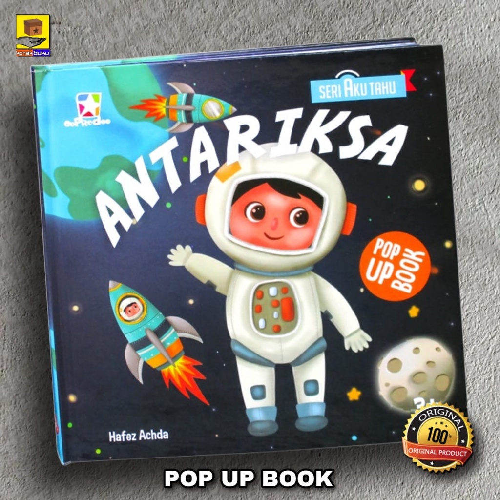 Pop up Book / Buku Antariksa / Buku Pengetahuan Anak / Buku Aktivitas Anak / Buku Anak