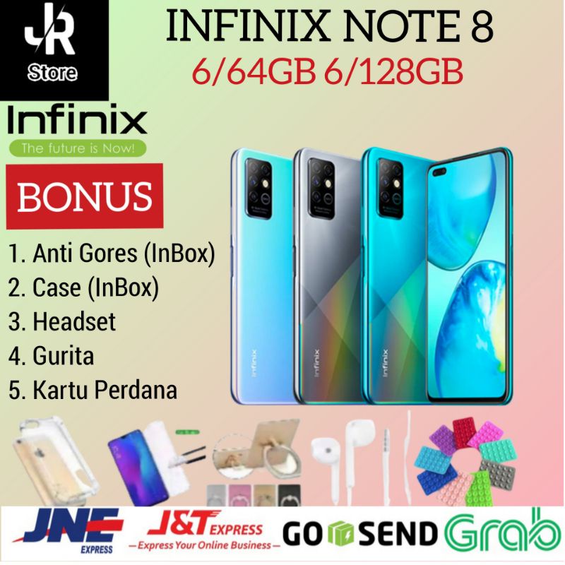 INFINIX NOTE 8 RAM 6GB ROM 128GB GARANSI RESMI INFINIX