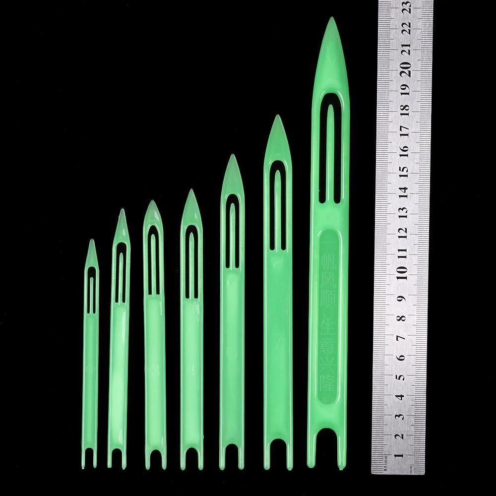 PINEAPPLE 8/10pcs Warna Acak Tenun Jaring Ikan Jarum Aksesoris Tahan Karat Tahan Lama Shuttles Garis Plastik