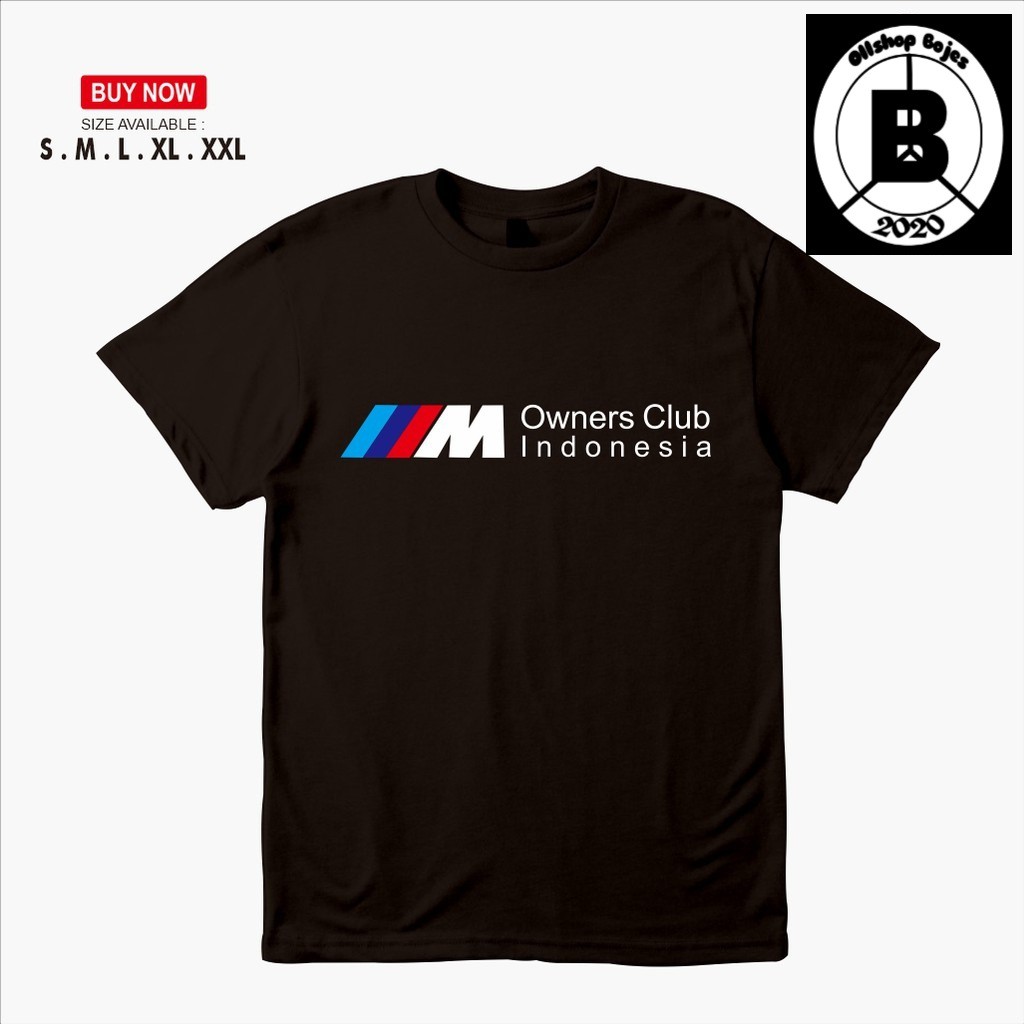 KAOS DISTRO DEWASA / BAJU BMW OWNERS CLUB INDONESIA - OLLSHOPBOJES