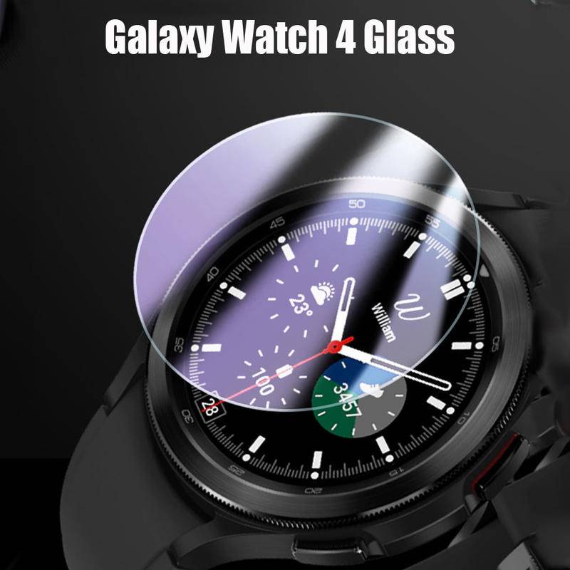 Pelindung Layar Tempered Glass HD 44mm 40mm 46mm 42mm Untuk Samsung Galaxy Watch 4