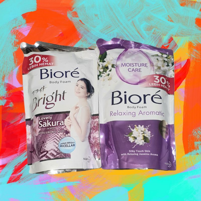 Biore Sabun Cair Sabun Mandi 400 ml &amp; 800 ml (Macam Macam Varian)