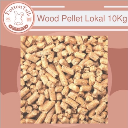 Wood Pellet / Pelet Kayu / Alas Kandang Kucing Kelinci 10Kg (GRAB/GOJEK)