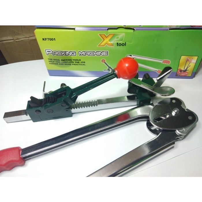 Alat Packing Kardus Manual PVC Hand Straping Band Plastik XP Tool 15mm