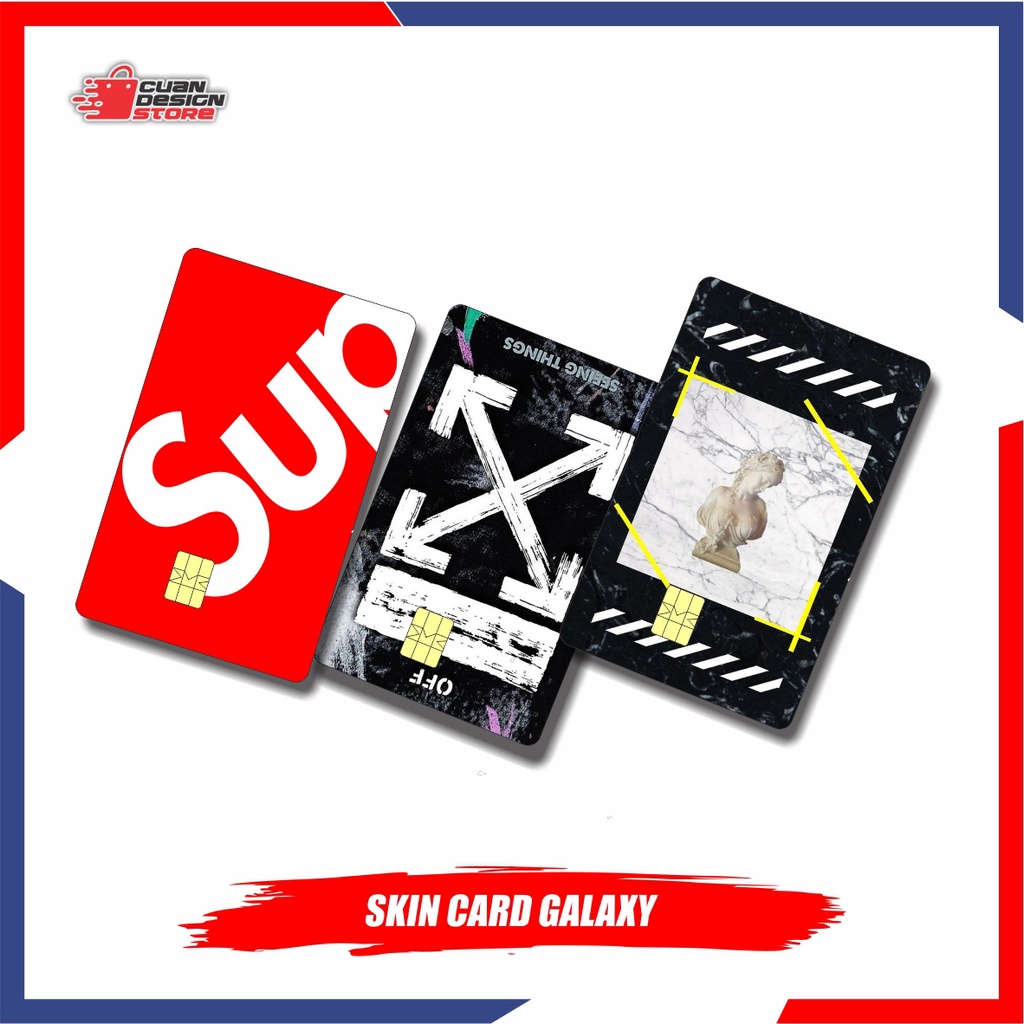 

STICKER PELINDUNG KARTU SKIN CARD ATM SIM KTP E-MONEY STIKER MOTIF GALAXY LEM KUAT ANTI GORES