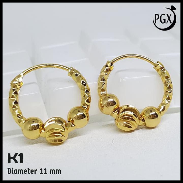 PROMO K1 ANTING GIPSY ANAK / BAYI - XUPING YAXIYA - PERHIASAN LAPIS EMAS 18K 