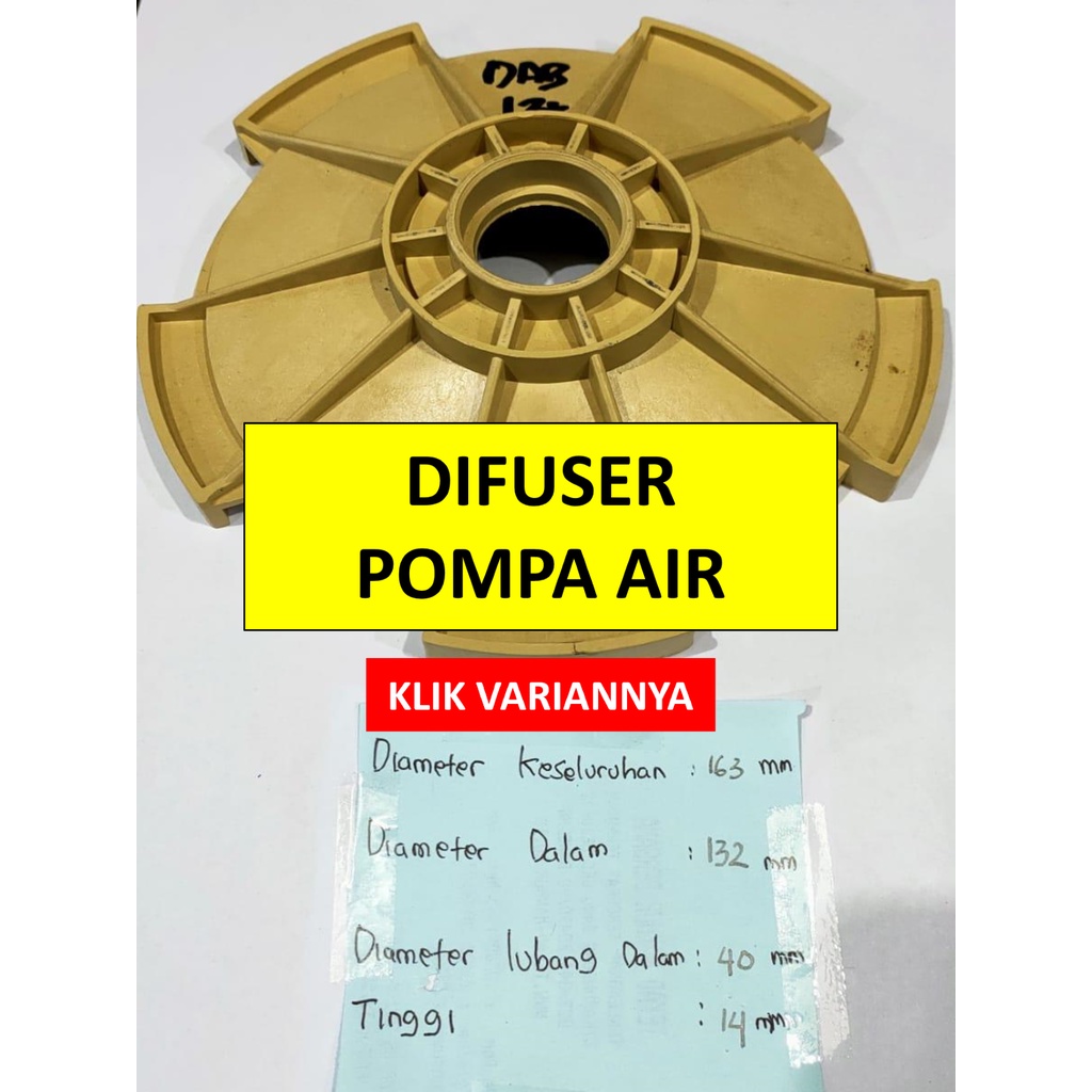 Difuser Pompa Air - Spare Part Gulung Dinamo Pompa Air