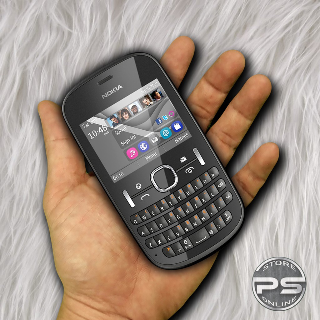 HP Nokia 201 ASHA Qwerty - HP Jadul - HP dengan fitur lengkap-3