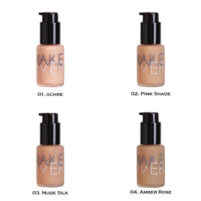 Love Make Over Ultra Cover Liquid Matt Foundation Makeover Shopee Indonesia