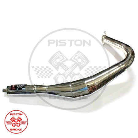 KNALPOT RACING 3V3 KOLONG CHROME RX-KING / RX KING