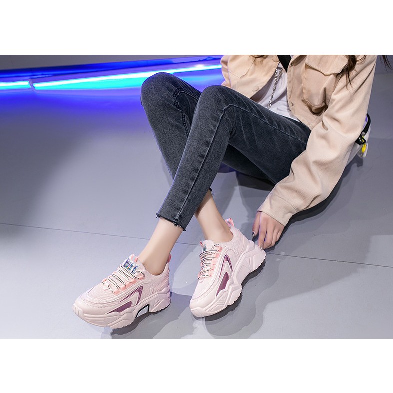 SEPATU Sneakers Import NEON STRIP sepatu sneaker wanita 2021 Premium Import