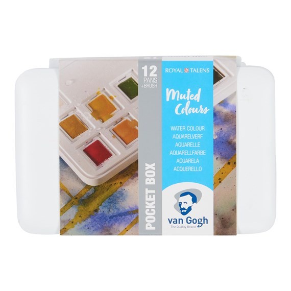 

Produk Terbaru Van Gogh Watercolour Pocket Box Muted Colours 12 Half Pans