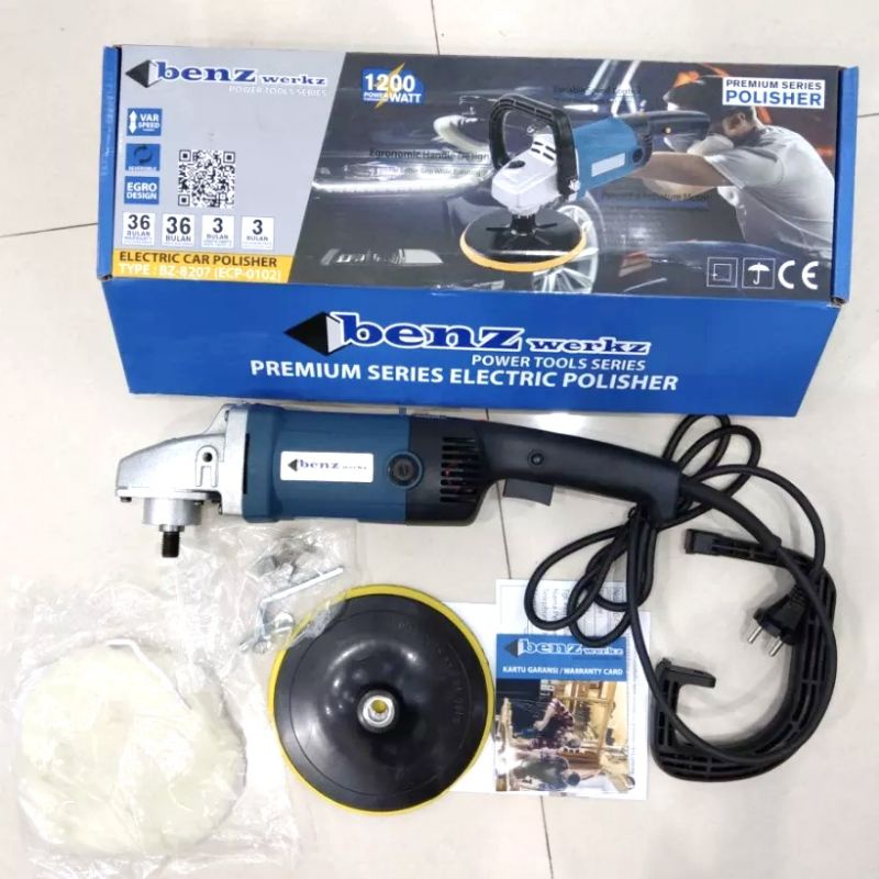 Mesin Poles Mobil 7 Inch Benz Polisher