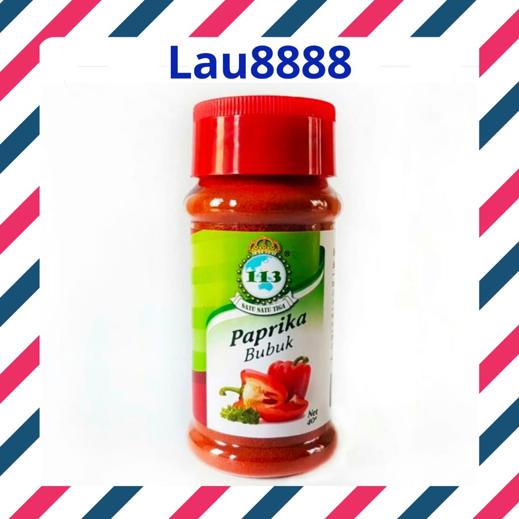 

113 "satu satu tiga" Paprika Bubuk/ bubuk pedas paprika/ spice powder