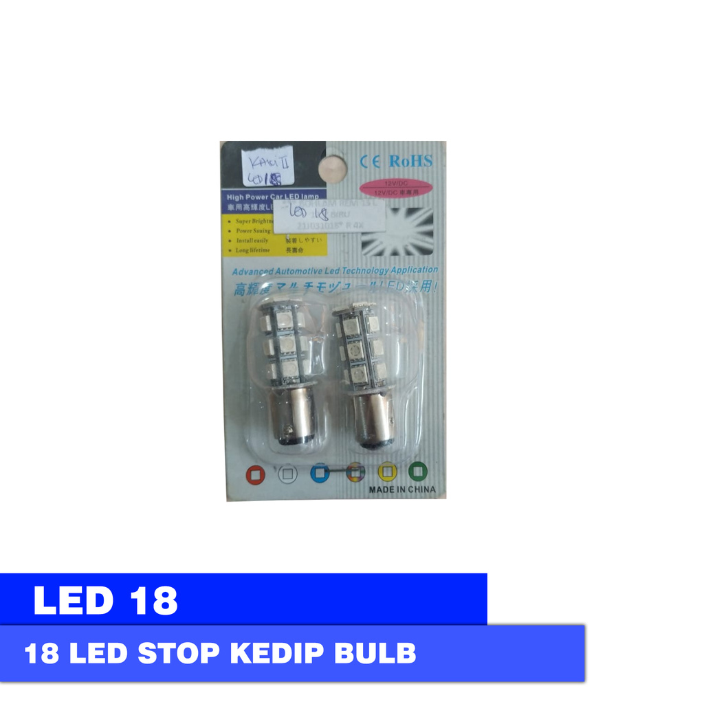 LED LAMPU KABIN PLAFON COB STOP KEDIP BOHLAM JAGUNG 5050- 18 MATA