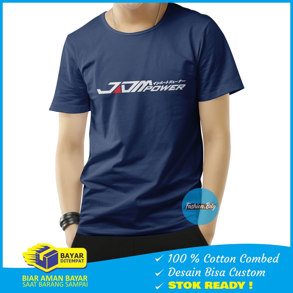 Kaos Pendek Pria JDM Power Keren Terbaru