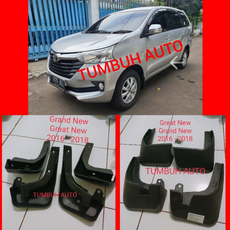 Mud Guard Kepet Roda Kepet Lumpur 4 pcs Toyota Grand New Avanza Daihatsu Great New Xenia Barong 2016