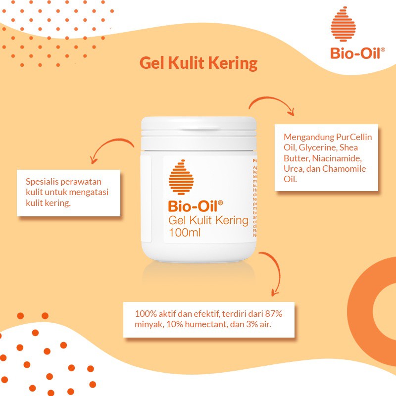 BIO OIL GEL KULIT KERING 100ML