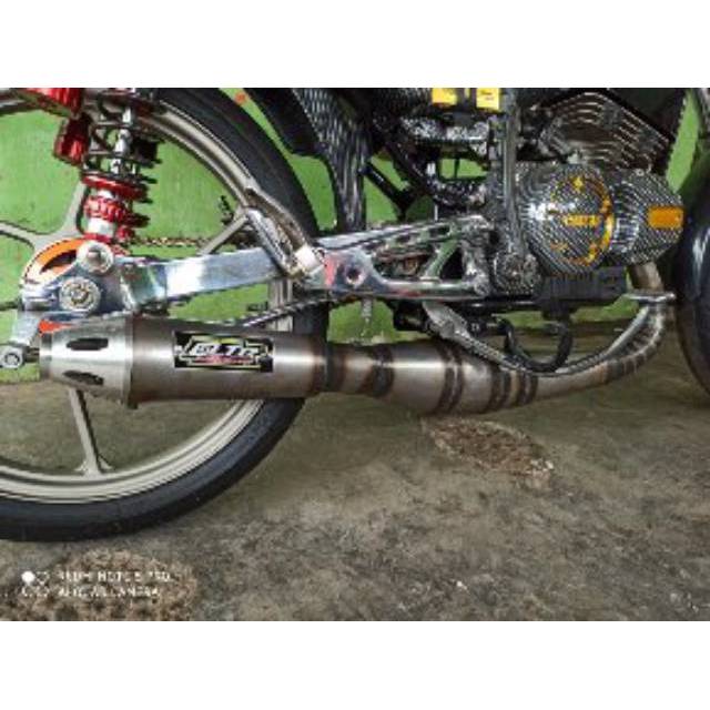 Knalpot RX-KING kolong JUPSTYLE plat karat @_TR RACING