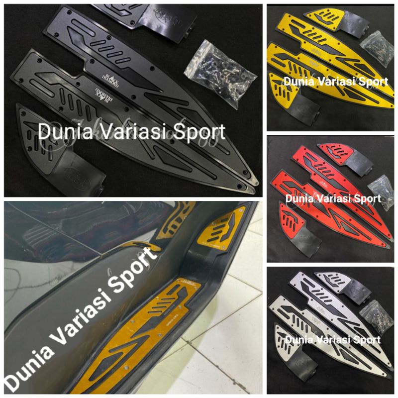 Bordes/Karpet Pijakan Kaki PCX 160 New Black Diamond Original