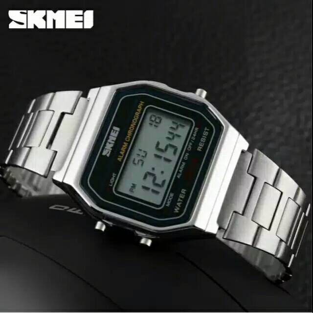 JAM TANGAN /SKMEI /1123 / Original / Digital Silver