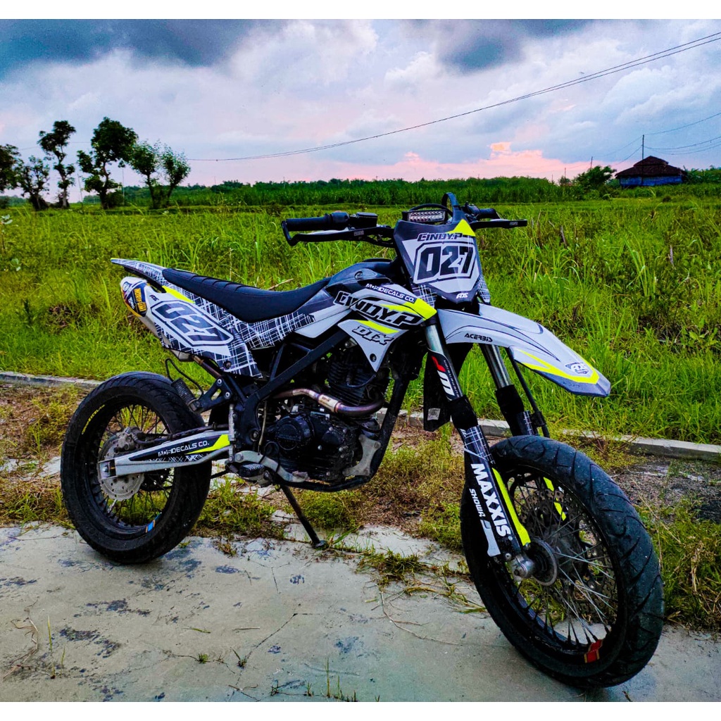 DECAL CRF STABILO | KLX 150 WR 155 DTRACKER STICKER DECAL MOTOR