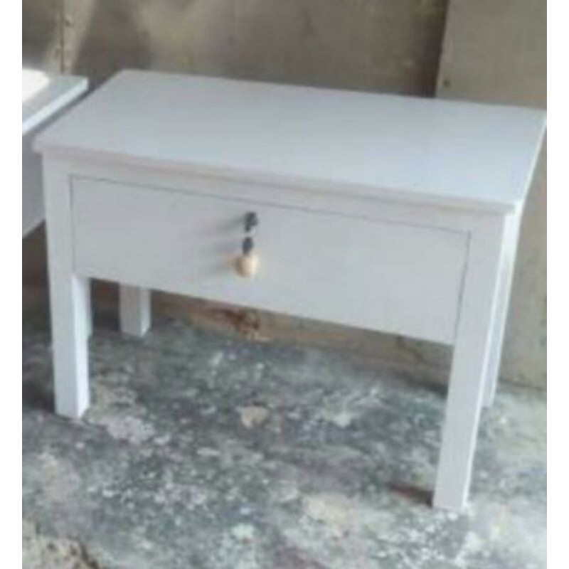 Meja Satu Laci Jati Belanda 60x40x55