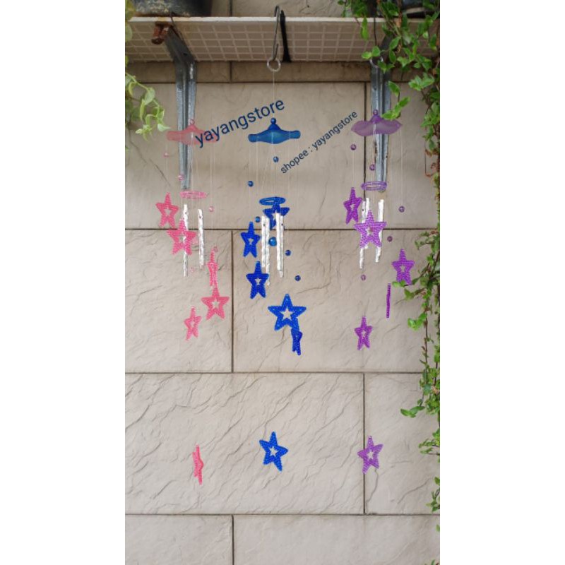 Wind chime Fungling Lonceng Angin 4 tubes