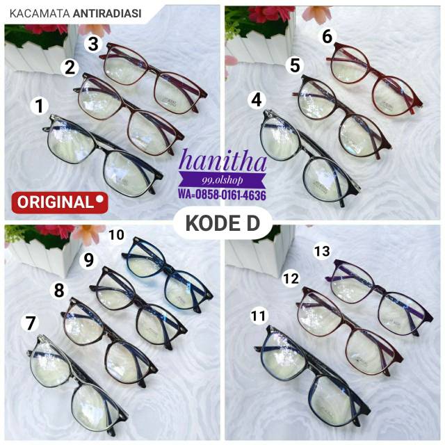 kacamata anti radiasi original